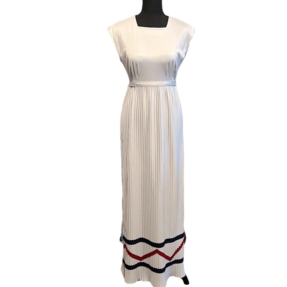 VINTAGE 70’s JONATHAN LOGAN SLEEVELESS PLEATED MAXI DRESS